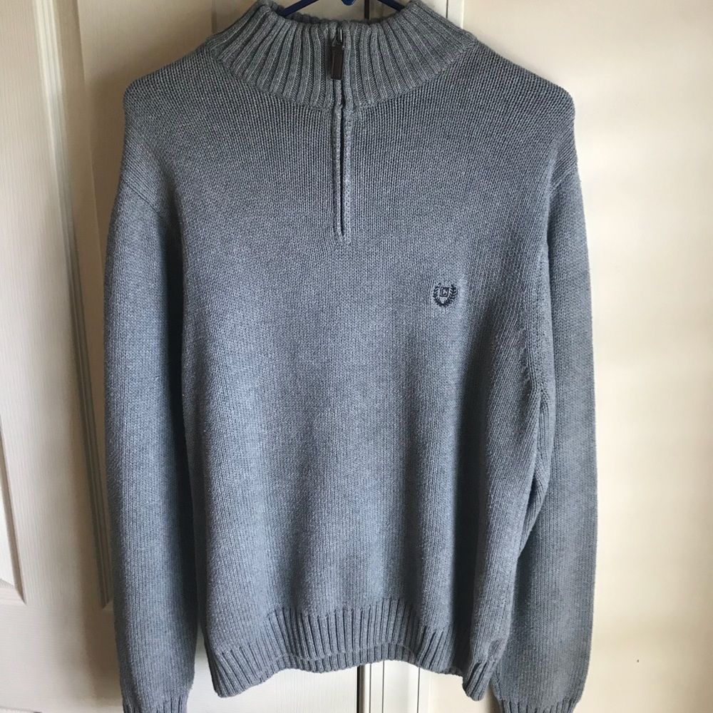Chaps Cardigan 1/4 Zip Sweater